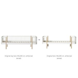 Oliver Furniture – Conversiekit – Wood Original Day Bed naar Bed – Wit/Eikenhout