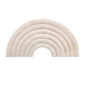 Maison Deux – Wollen Vloerkleed – Regenboog – Natural – 110 x 56 cm