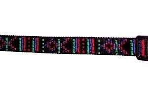 Nylon halsband met clicksluiting, Indian
