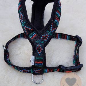 Multi hondentuig, Indian, fleece gevoerd, buikriem verstelbaar