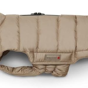 Wolters Cosy gewatteerd jasje voor teckels – Taupe
