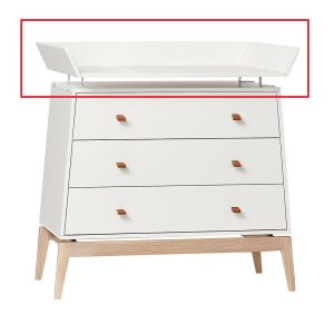 Leander – Aankleedplank voor Luna Commode – Wit