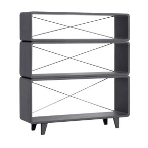 Laurette – Boekenkast Millefeuille – Dark Grey