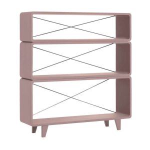 Laurette – Boekenkast Millefeuille – Old Pink