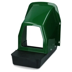 Gaun Pluimvee Legnest Kip met Opvang Kunststof