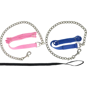 Geleidelijn met ketting zwart 250cm