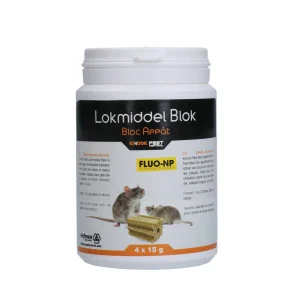 Knock Pest Lokmiddel Blok voor muis&rat Fluo-NP