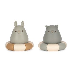 Konges Sløjd – Siliconen Badspeelgoed Zwemring 2-pack – Almond Mix
