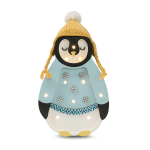 Little Lights – Nachtlampje – Baby Pinguïn Mini – Christmas Edition Blue
