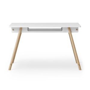 Oliver Furniture – Camp Junior Bureau Verstelbaar - Wit/Eikenhout