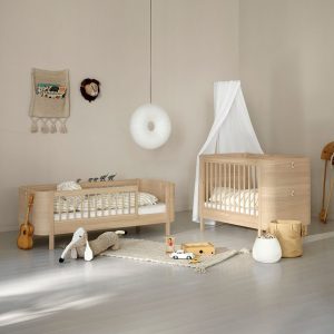Oliver Furniture – Wood Mini+ Sibling Ombouwset Eikenhout (aanvulling voor Wood Mini+ Basic Ledikant incl. junior kit)