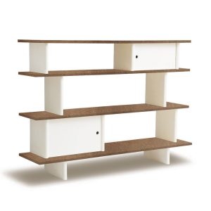 Oeuf  NYC – Boekenkast – Mini Library – Walnoot