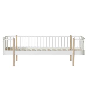 Oliver Furniture – Wood Original Day Bed – Wit/Eikenhout, 90 x 200 cm