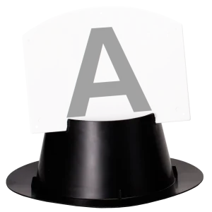 Show Jump houder voor letters en cijfers