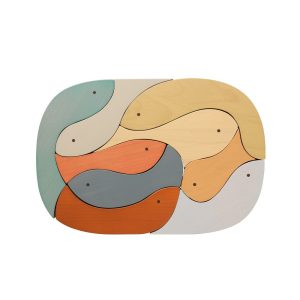 Ferm Living – Shoal Puzzel van Hout – Multi