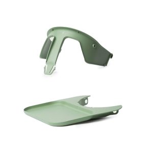 KAOS – Klapp Veiligheidsbeugel & Eetblad – Recycled Plastic – Mineral Green