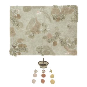 Lorena Canals – Wasbaar Speel Vloerkleed – Mushroom Forest – 120 x 160 cm