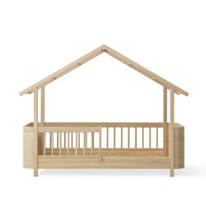 Oliver Furniture – Wood Mini+ House Bed – Eikenhout, 68 x 162 cm