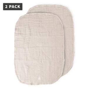 Sebra – Hydrofiele Doeken voor Aankleedkussen 2-pack – Birchbark Rose