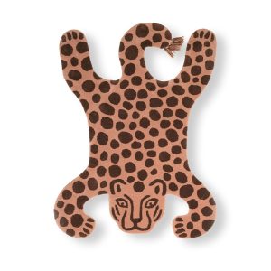 Ferm Living – Safari Tufted Vloekleed van Wol – Leopard – 118 x 160 cm