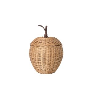 Ferm Living – Apple Opbergmand, Small – Natural, Ø 20 x 28 cm