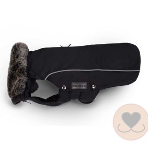 Wolters Winterjas Amundsen voor teckel – zwart