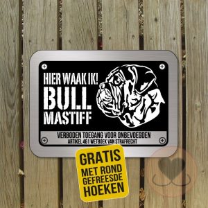 Waakbord Bull Mastiff II