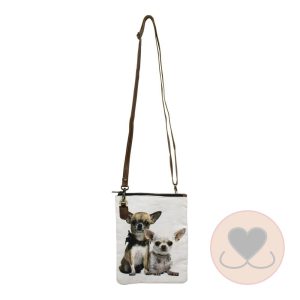 Canvas Crossbody Bag Chihuahua’s