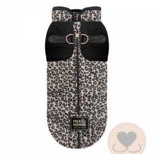 Milk & Pepper Bulldog Regenjas Hawa met tuigje