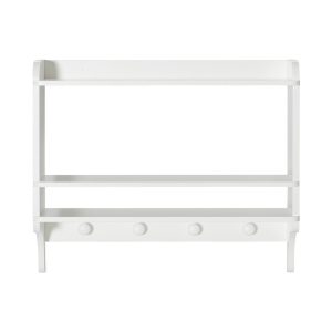 Oliver Furniture – Seaside Wandrek met planken en knoppen – Wit