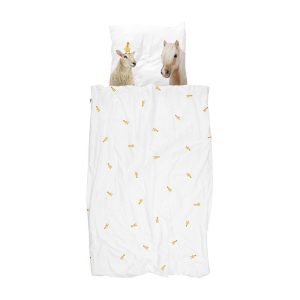 SNURK – Kinderdekbedovertrek – Farm Friends – 140 x 200/220 cm